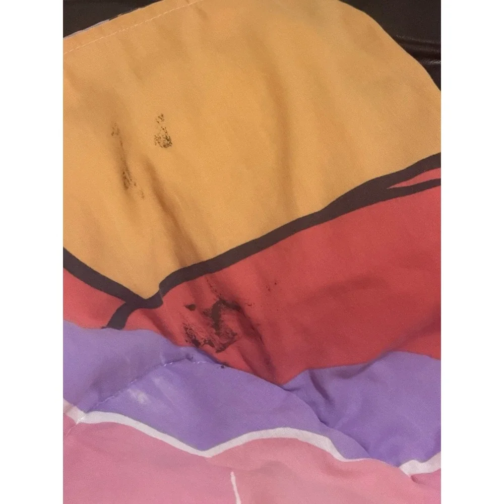 1990s Disney Winnie The Pooh & Tigger Reversible Twin Comforter READ! STAINS